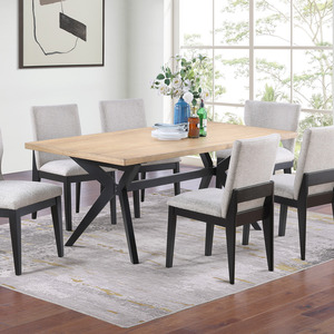 Oxford 7 Piece Dining Set with 6 Upholstered Chairs