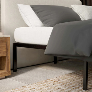 Modern Platform Bed with Storage Space