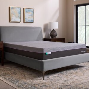 CertiPUR-US certified hybrid mattress with AeroFlex latex and encased coils support