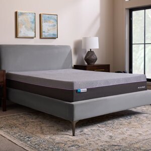 Adjustable base compatible hybrid mattress with cooling gel memory foam