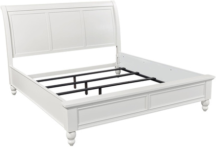 Cambridge King Sleigh Bed with USB Charging Ports Available in Multiple Finishes Walla Walla WA