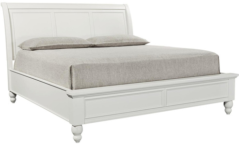 Cambridge King Sleigh Bed with USB Charging Ports Available in Multiple Finishes Walla Walla WA