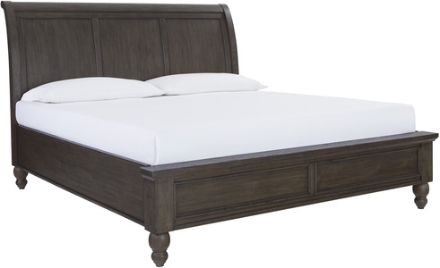 Cambridge King Sleigh Bed with USB Charging Ports Available in Multiple Finishes Walla Walla WA