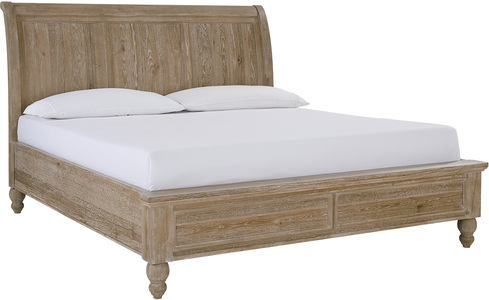 Cambridge King Sleigh Bed with USB Charging Ports Available in Multiple Finishes Walla Walla WA