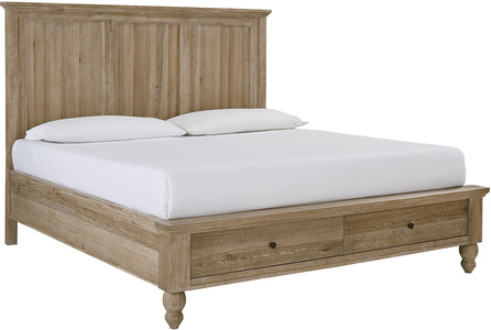 Cambridge King Storage Panel Bed with Cedar Lined Drawers and USB Charging Ports Available in Multiple Finishes Walla Walla WA