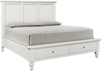 Cambridge King Storage Panel Bed with Cedar Lined Drawers and USB Charging Ports Available in Multiple Finishes Walla Walla WA
