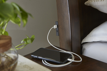 Cambridge King Panel Bed with USB Charging Ports Available in Multiple Finishes Walla Walla WA