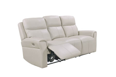 Rus-353-ST 3 Seater Electric Recliner- Stone Leather