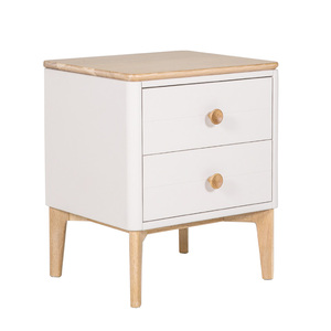 Mal-410-OK Bedside Table- Cashmere Oak