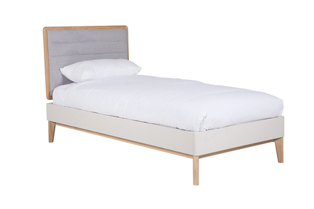Mal-403-OK Bed 3' - Cashmere Oak