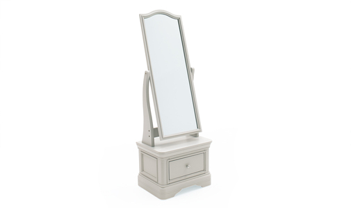 Mab-424-TP Cheval Mirror - Taupe