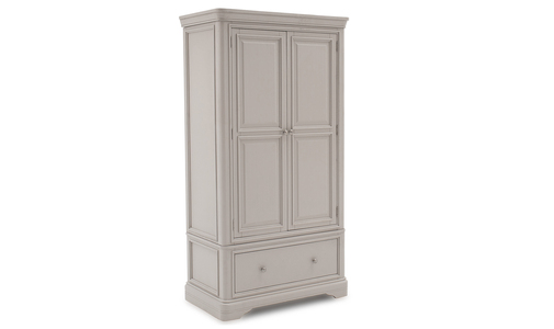 Mab-422-TP Wardrobe - 2 Door/1 Drawer - Taupe