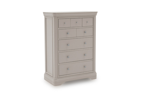 Mab-412-TP Tall Chest - 8 Drawer- Taupe