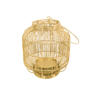 TL5730 Reva Wire Lantern Gold Medium
