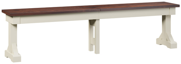 Bench - 4-12" Leaves, 12½ x 60