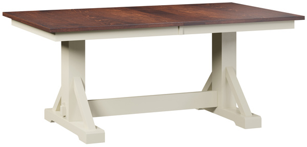 Trestle Table - 4-12" Leaves, 48x72
