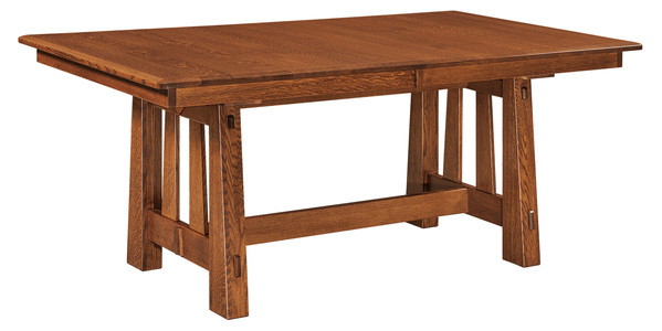 Trestle Table - 2-18" BF Leaf, 42x72