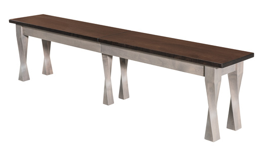 Bench - 4-12" Leaves, 12½ x 60