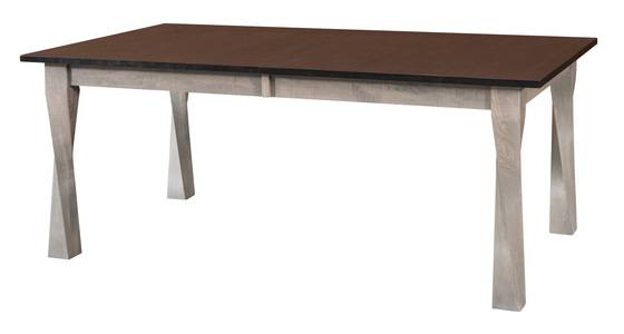 Leg Table - 2-12" Leaves, 42x60