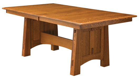 Trestle Table - 4-12" Leaves, 42x60