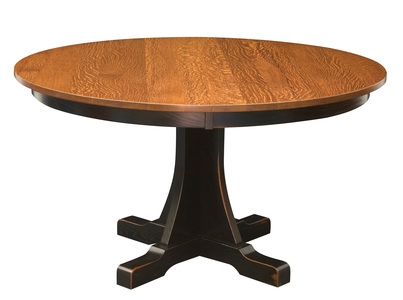 Pedestal Table - Solid Top, 54x54