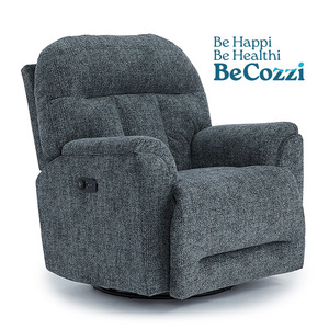 8MX35 Power Cozzia Swivel Glider Recliner w/ Heat & Massage