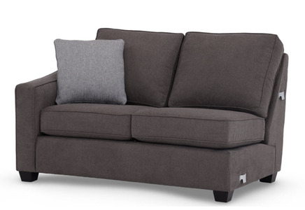 49612L 1 Arm Loveseat