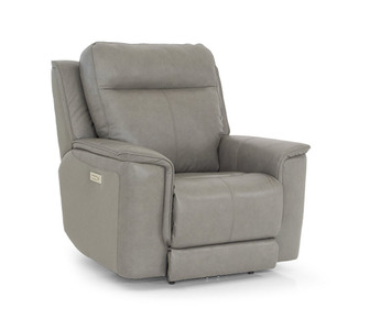 72853B Leather Power HR/Lumbar Recliner