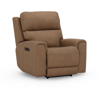 73053X Leather Power HR/Lumbar Recliner W/Remote