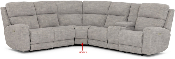 88970 & 88971B & 88973LB & 88973RB & 88979 & 88980 6 Piece Sectional Set