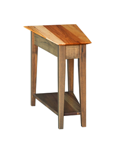 4034 (434) Wedge Table with Shelf