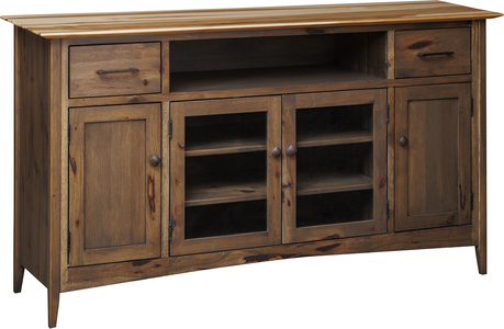 4100 4 Drawer Entertainment Center with Drs and Media Slot