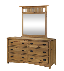 208 Dresser Mirror (for 63" & 48" Triple Dressers)