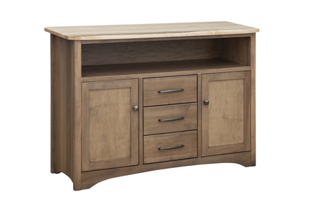 6110 Server with 2 Doors and Center Drawers