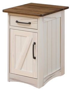 7106 Chairside Table with Door & Drawer