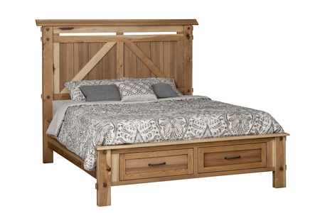 7217D2 (717D2) King 2 Drawer Captains Bed