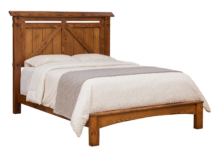 7217LP (717LP) King Bed with Low Profile Footboard