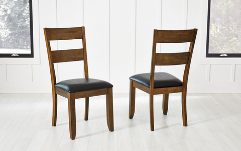 MRPWG255K Ladderback Side Chair With Uph. Seat - Warm Gray