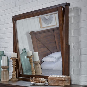 SUVRT5550 Mirror - Rustic Timber