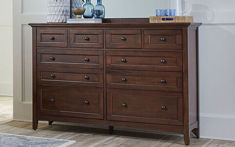 WSLCB5510 Master Dresser - Cherry Brown