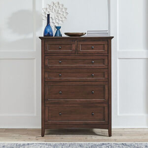 WSLCB5600 6-Drawer Chest - Cherry Brown