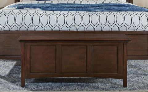 WSLCB5800 Cedar Lined Blanket Trunk - Cherry Brown