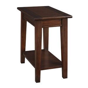 WSLCB7020 Chairside Table - Cherry Brown