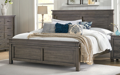 GLPGR513H/GLPGR515F/GLPGR523P/GLPGR525N/GLPGR525Q Cal King Captain Bed - Greystone