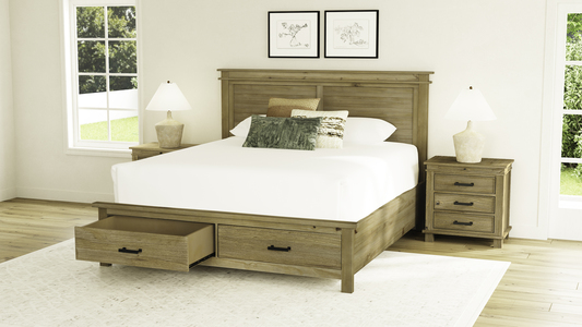 GLPGJ503G/GLPGJ503H/GLPGJ503P/GLPGJ503R Queen Storage Bed - Golden Java