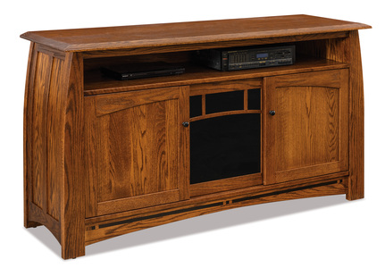 FVE-060-BC36 36" High, 3 Door Media Stand W/Opening