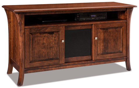 FVE-3463-EN 3 Door Media Stand W/Opening