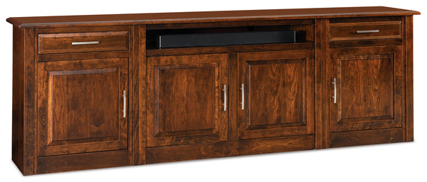 FVE-36110-EN 3Pc Wall Unit W/4 Doors, 2 Drawers (Base Only)