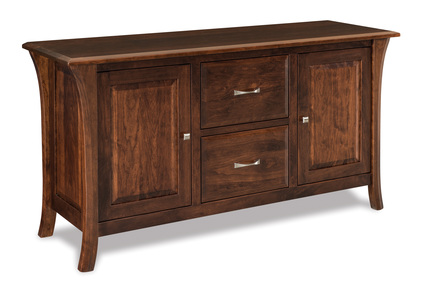 FVLC-063-EN 2 Drawer, 2 Door Lateral File Credenza