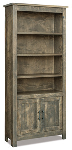 FVB-010-HT 4 Shelf, 2 Door Bookcase